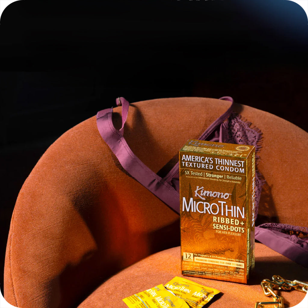 Kimono MicroThin Ribbed & Sensi-Dots in 12 Pack Condoms - Tophatter Daily Deals