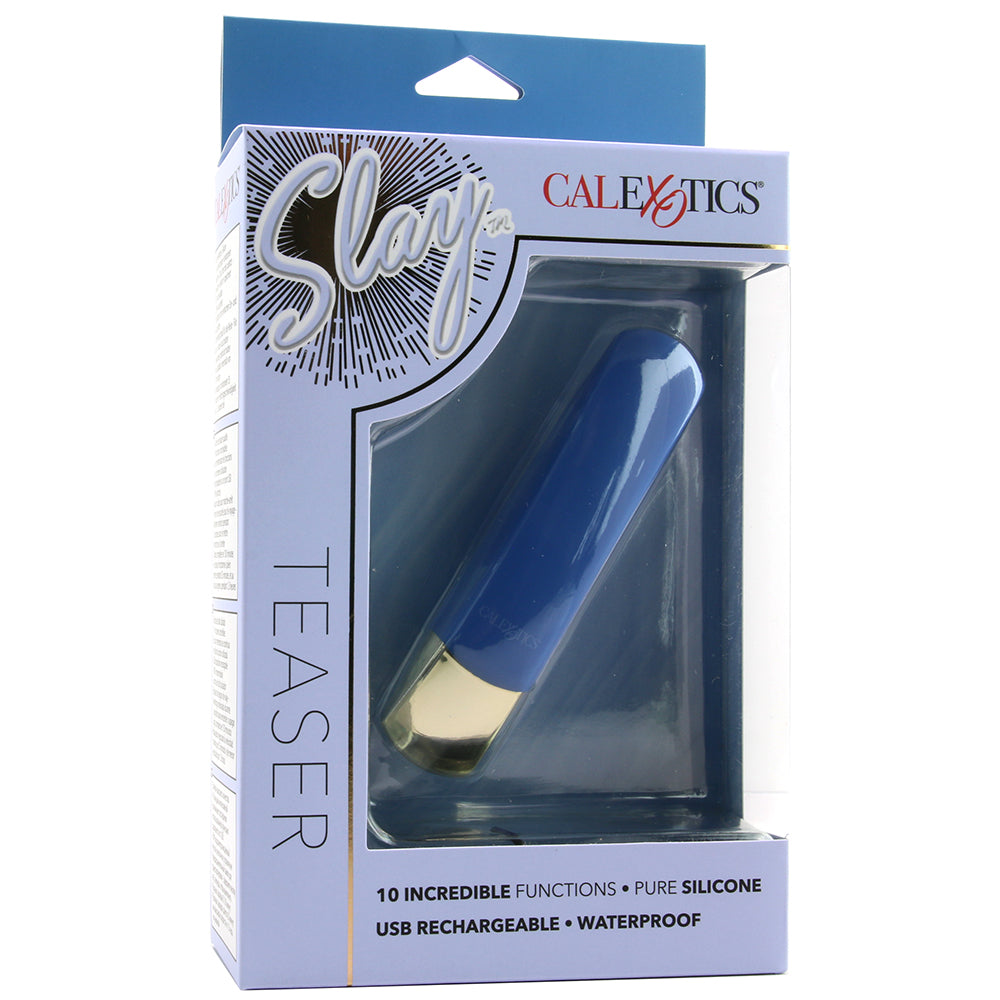 Slay Teaser Flickering Tip Vibe in Blue - Tophatter's Vibrator Deals Online Vibrators > Clitoral Stimulators - Tophatter Daily Deals