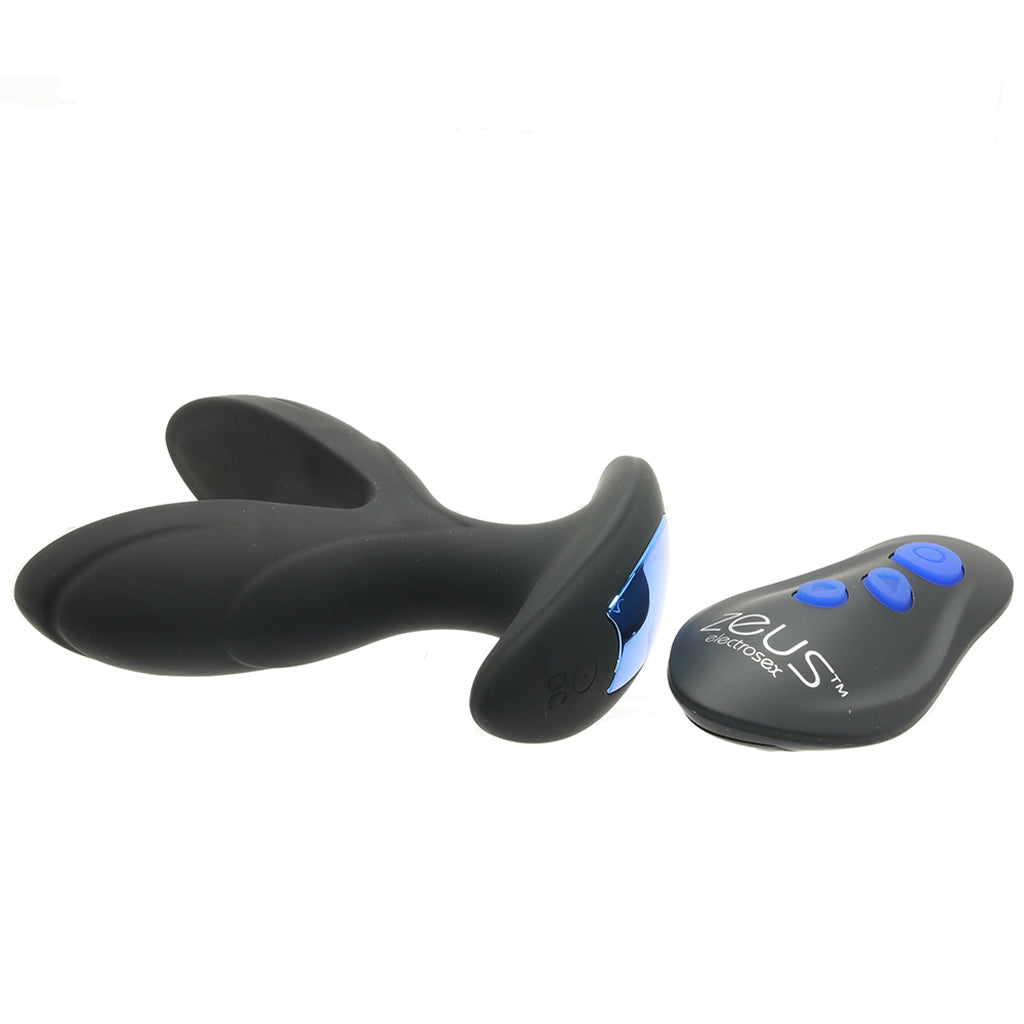 Zeus Electro-Spread Vibrating E-Stim Butt Plug Anal Sex Toys > Butt Plugs - Tophatter Daily Deals