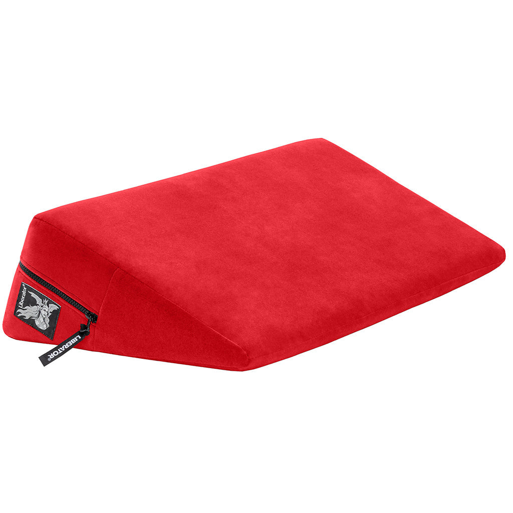 Wedge Sex Pillow in Velvet Red - Tophatter's Adult Sex Toys Online Sex Furniture > Sex Machine - Tophatter Daily Deals