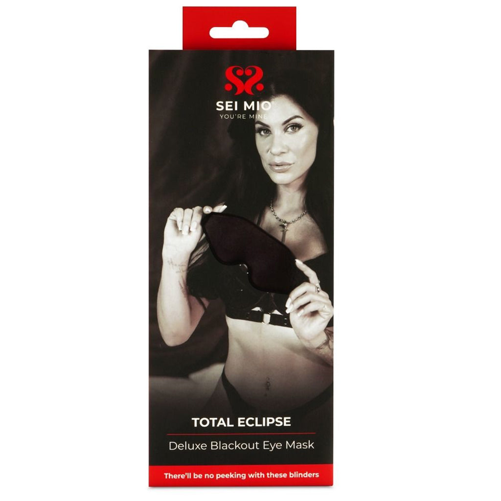 Sei Mio Total Eclipse Deluxe Blackout Eye Mask Bondage and Fetish > Pleasure Masks and Dress Up Play - Tophatter Daily Deals