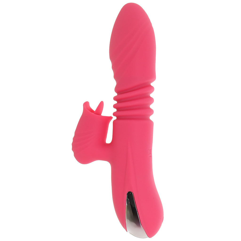 Intruder Heat-Up Thruster & Licking Rabbit Vibe Vibrators > Rabbit Vibrators - Tophatter Daily Deals