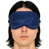 Ouch! Satin Blindfold in Navy Blue Bondage and Fetish > Pleasure Masks and Dress Up Play - Tophatter Daily Deals