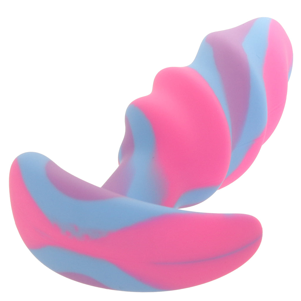 Creature Cocks Unicorn Swirl Silicone Butt Plug in Small Anal Sex Toys > Butt Plugs - Tophatter Daily Deals