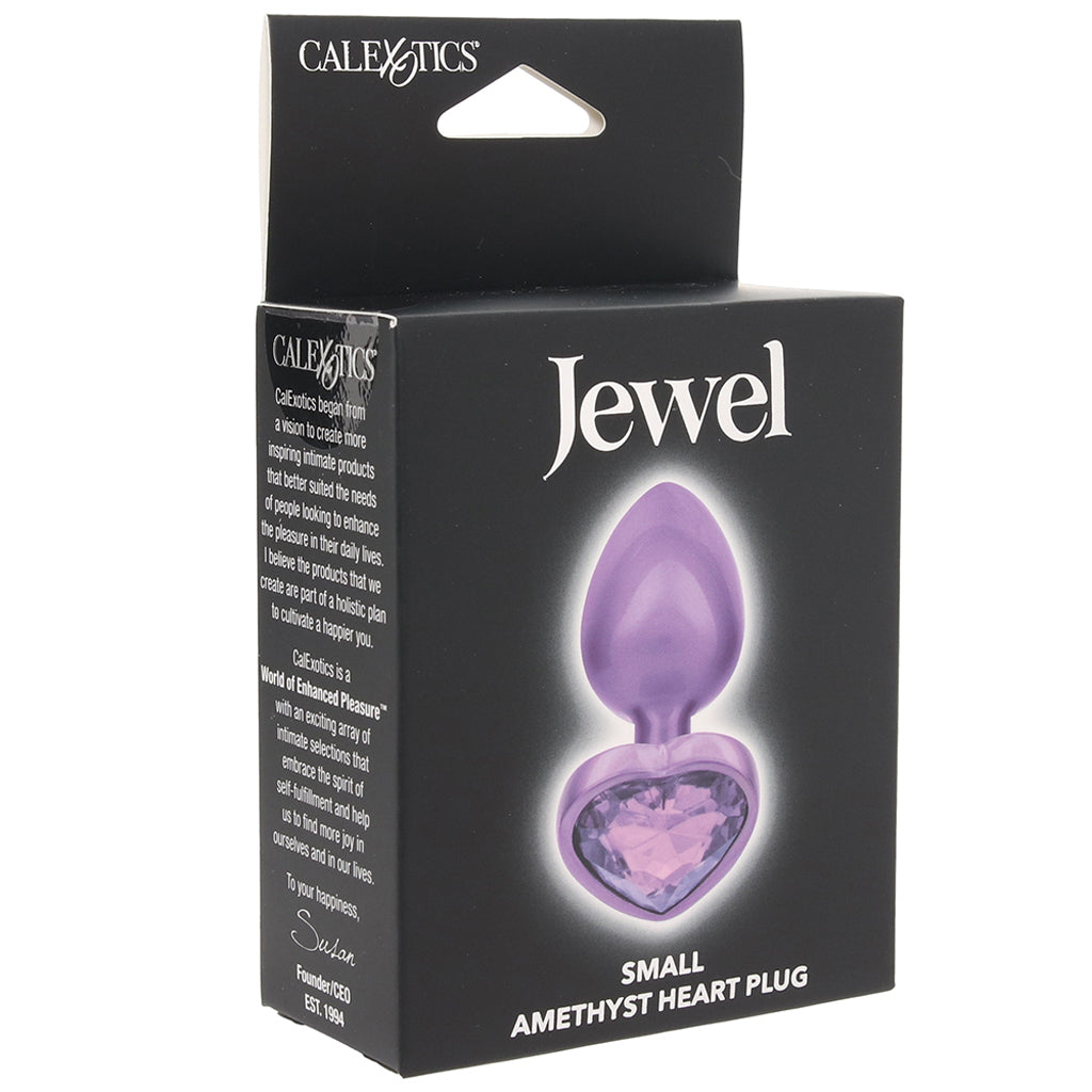 Jewel Amethyst Heart Plug in Small Anal Sex Toys > Butt Plugs - Tophatter Daily Deals