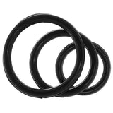 Silicone Support Rings in Black Cock Rings - Tophatter Daily Deals
