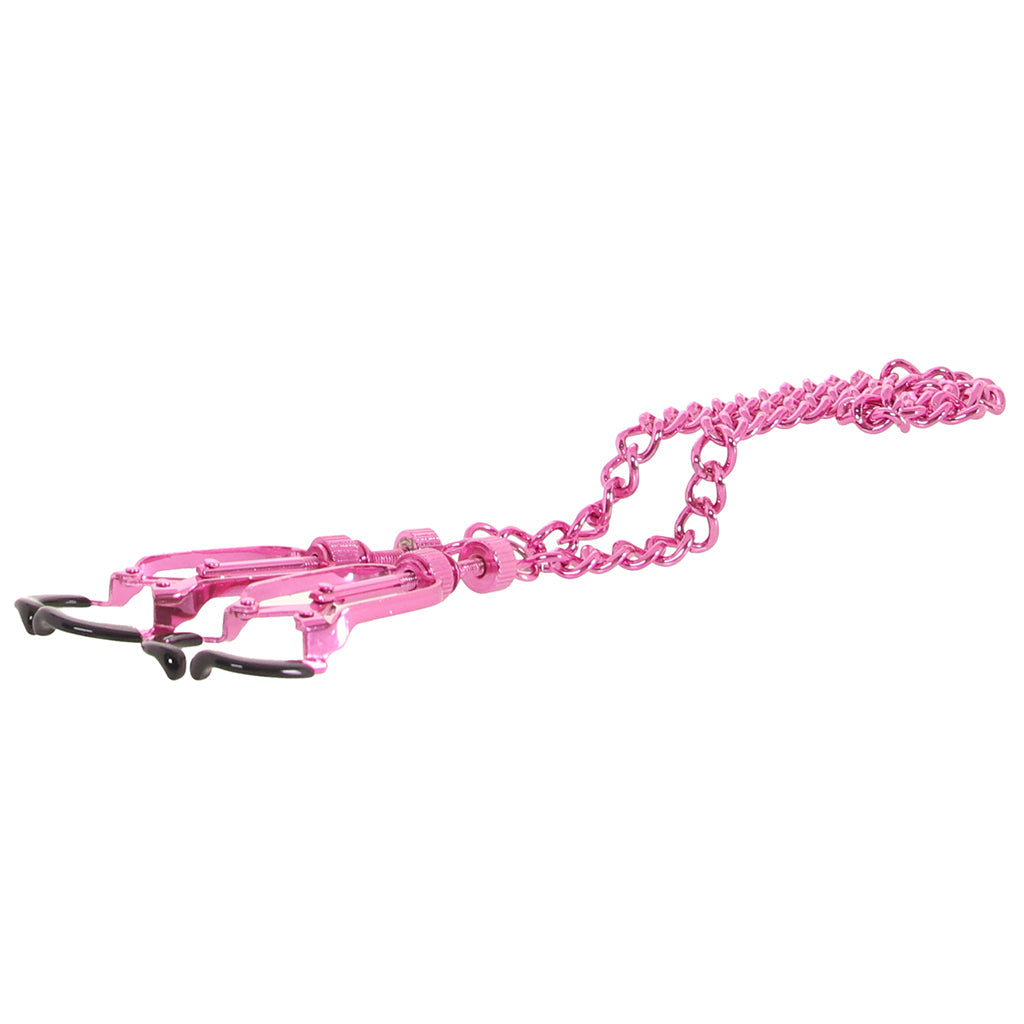 Ouch! Helix Nipple Clamps in Pink Bondage and Fetish > Nipple Stimulators & Clamps - Tophatter Daily Deals