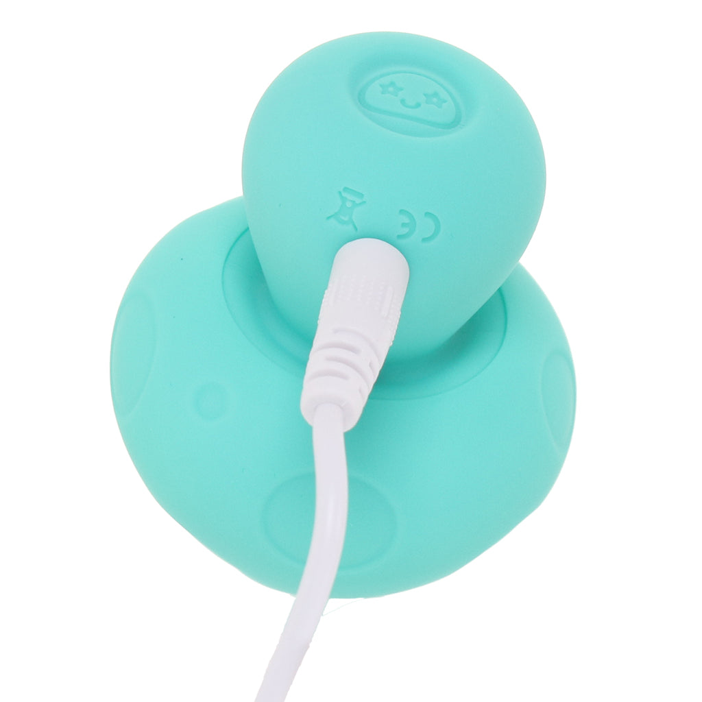 Mochi Silicone Mushroom Mini Vibe in Teal Vibrators > Clitoral Stimulators - Tophatter Daily Deals