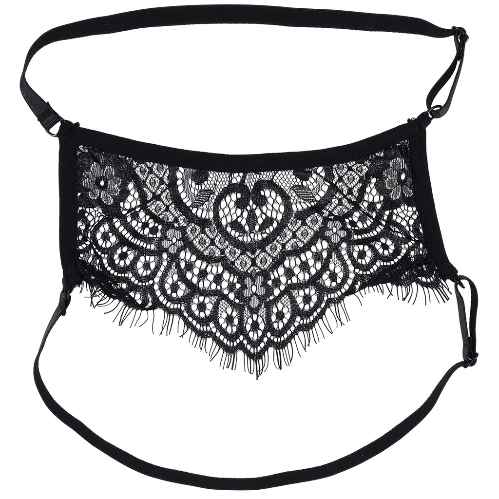 S&M Veiled Vision Lace Blindfold - Tophatter's Adult Sex Toys Online Bondage and Fetish > Pleasure Masks and Dress Up Play - Tophatter Daily Deals