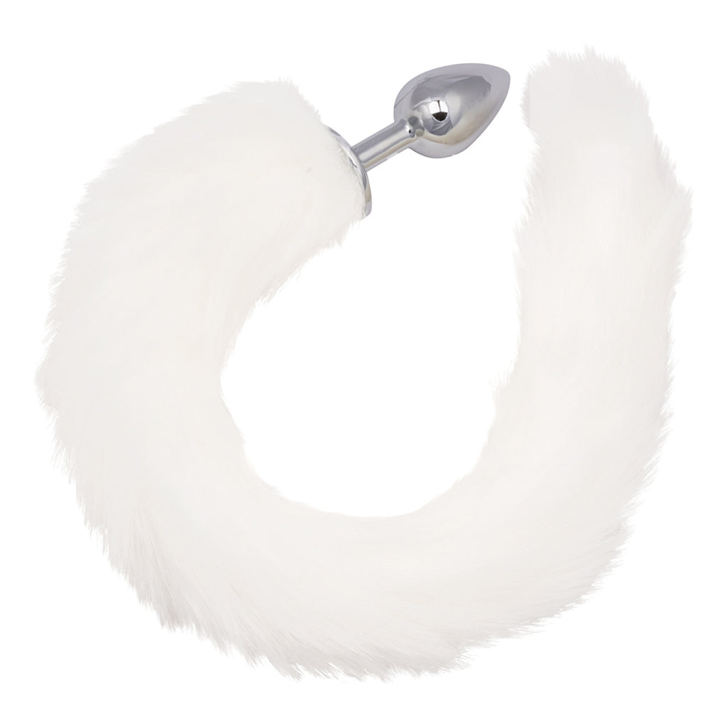Running Wild White Tail Plug Anal Sex Toys > Butt Plugs - Tophatter Daily Deals