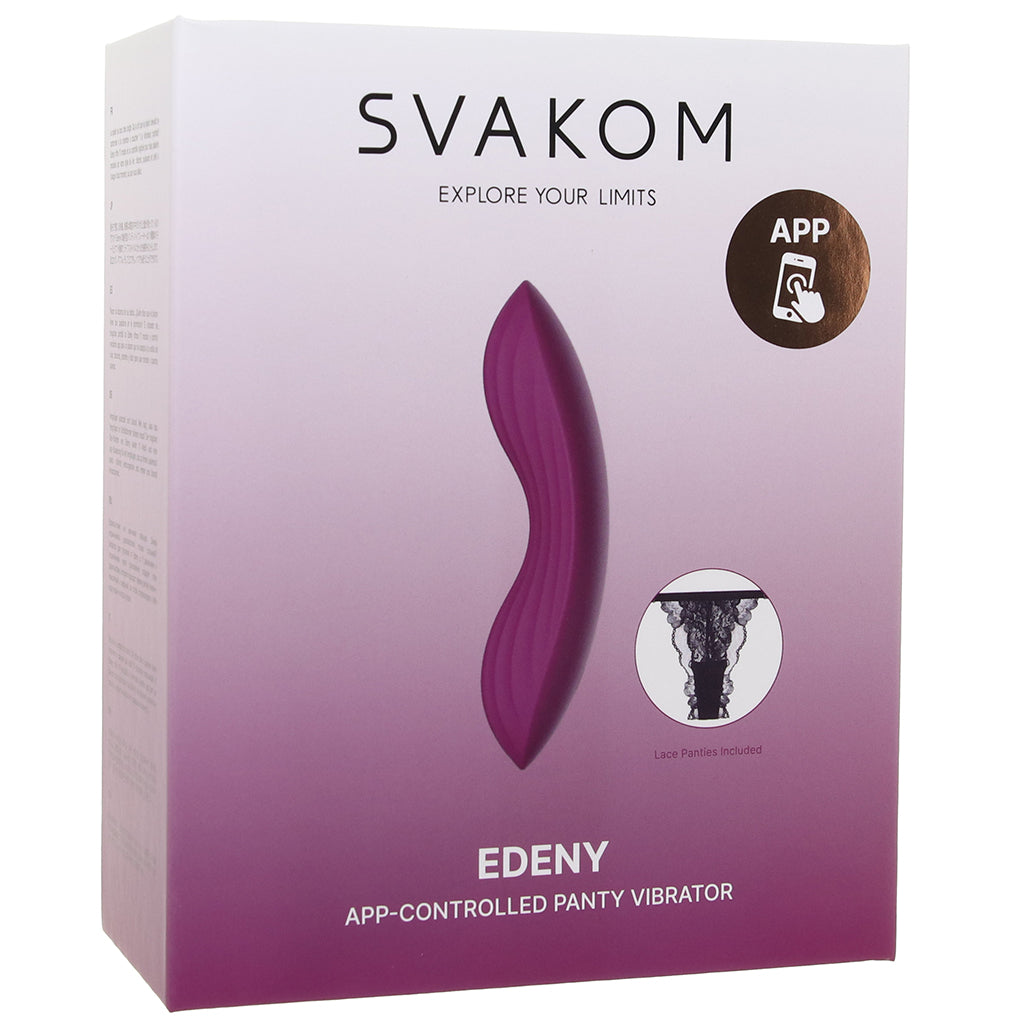 Edeny Panty Vibe with App Control in Violet - Tophatter's Adult Products Vibrators > Wearable & Panty Vibrators - Tophatter Daily Deals