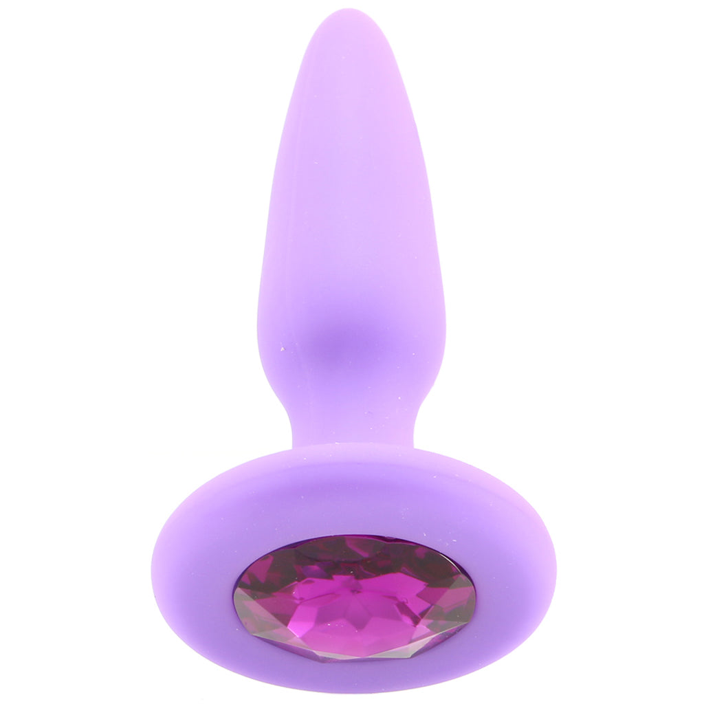 Glams Mini Purple Gem Silicone Butt Plug - Tophatter's Adult Products Anal Sex Toys > Butt Plugs - Tophatter Daily Deals