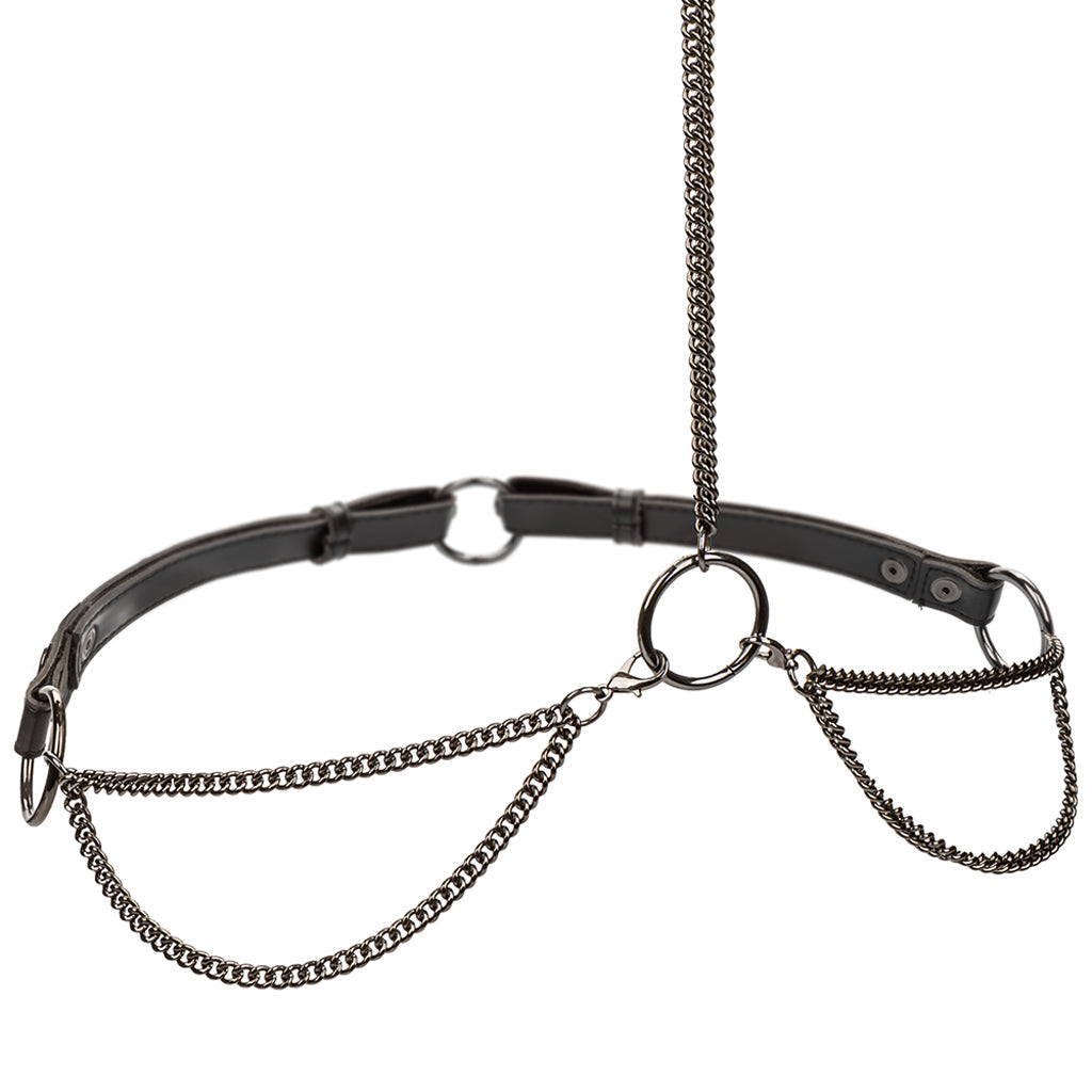 Euphoria Chain Collar & Leash Bondage and Fetish > Leashes and Collars - Tophatter Daily Deals