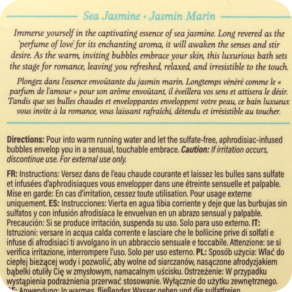 At Night Bubble Bath 8.4oz/250ml in Sea Jasmine Lubes and Lotions > Hair & Skincare - Tophatter Daily Deals