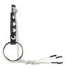 Blue Line Cock Ring with Nipple Tweezers Bondage and Fetish > Nipple Stimulators & Clamps - Tophatter Daily Deals