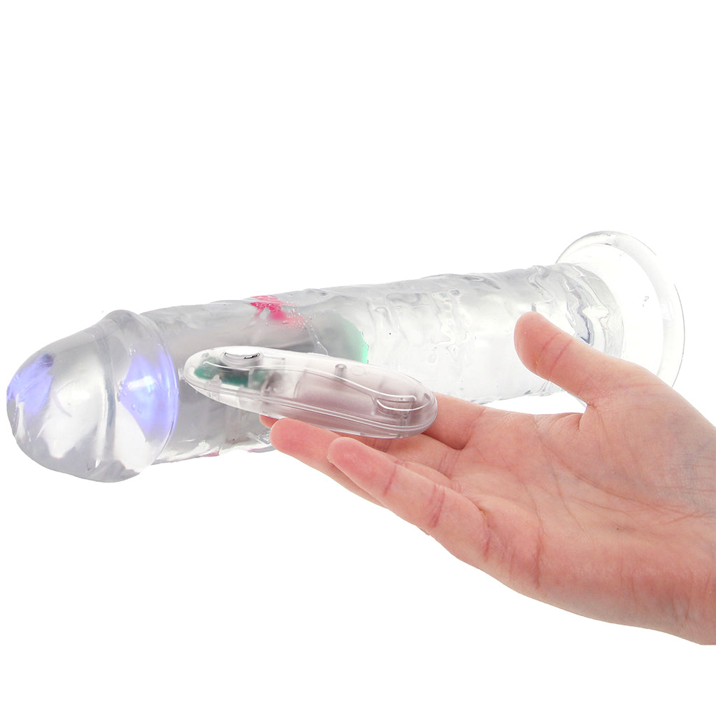 RealRock 8 Inch Light Up Vibrating Dildo Vibrators > Realistic Vibrator Dildos - Tophatter Daily Deals