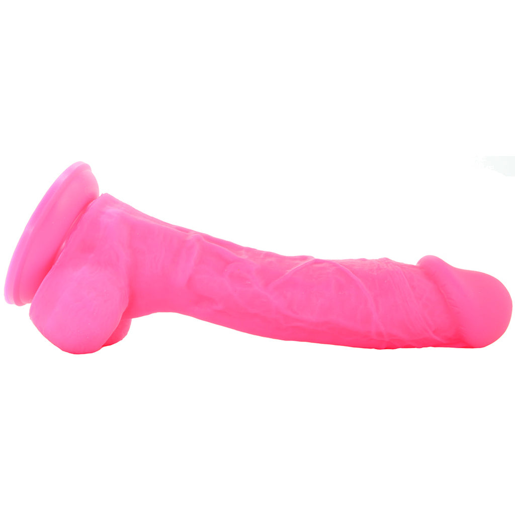 Colours 8 Inch Dual Density Silicone Dildo in Pink - Tophatter's Adult Products Dildo Sex Toys > Realistic Dildos - Tophatter Daily Deals
