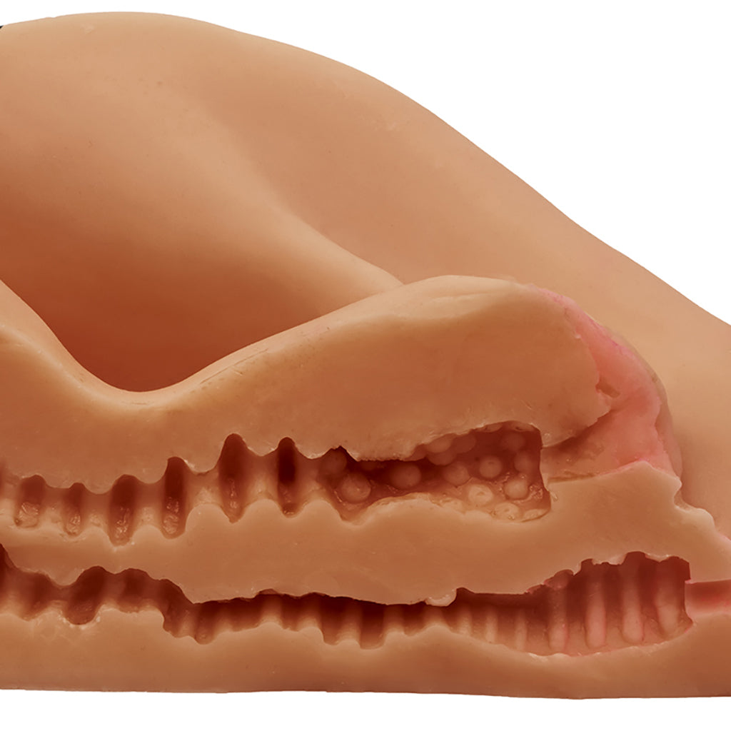 Stroke It Life-Size Pussy Masturbator in Brown - Tophatter's Adult Products Male Masturbators > Full Sized - Tophatter Daily Deals