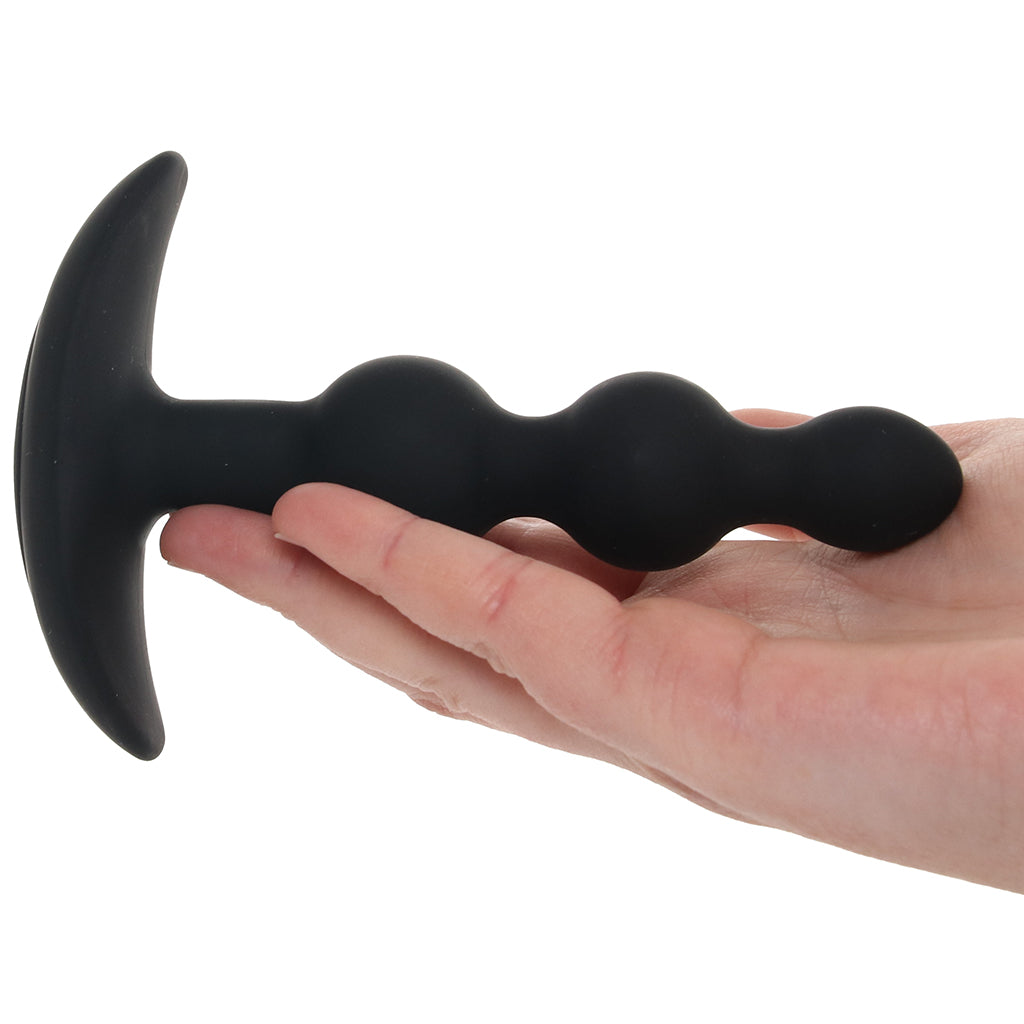 A-Play Beaded 5.5 Inch Anal Vibe in Black Anal Sex Toys > Anal Vibrators - Tophatter Daily Deals