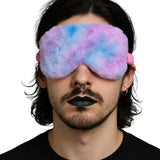 Ouch! Fluffy Blindfold in Multi-Colour Bondage and Fetish > Pleasure Masks and Dress Up Play - Tophatter Daily Deals