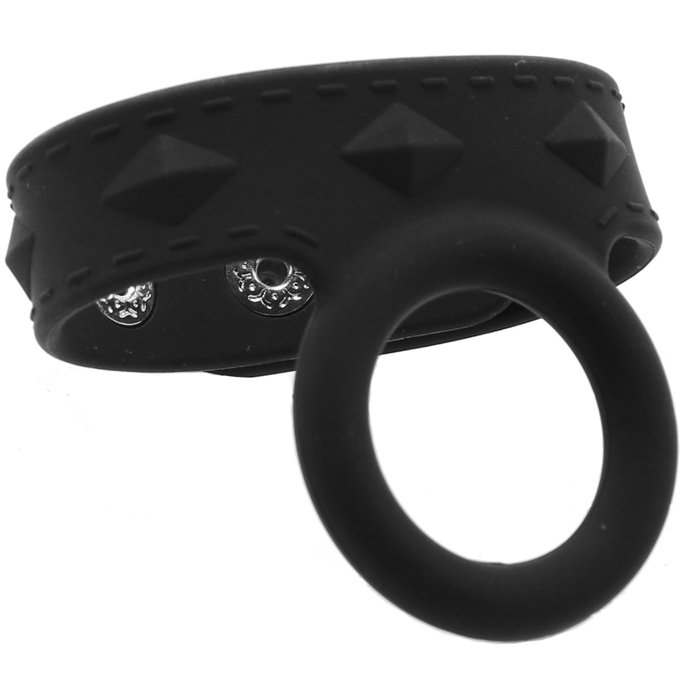 Blue Line Silicone Duo Snap Cock & Ball Ring - Tophatter's Adult Sex Toys Online Cock Rings - Tophatter Daily Deals