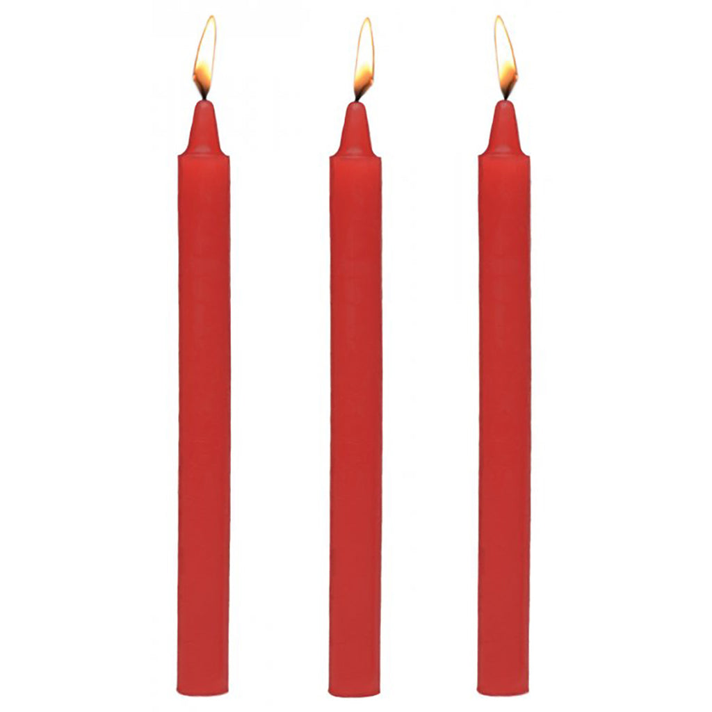 Master Series Fire Sticks Drip Candle Set of 3 in Red Bondage and Fetish > Tools & Accessories - Tophatter Daily Deals