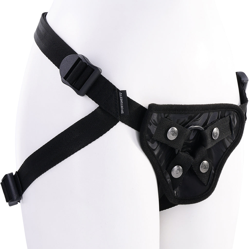 Velvet Noir Strap-On - Tophatter's Adult Sex Toys Online Dildo Sex Toys > Strap-On and Harnesses - Tophatter Daily Deals