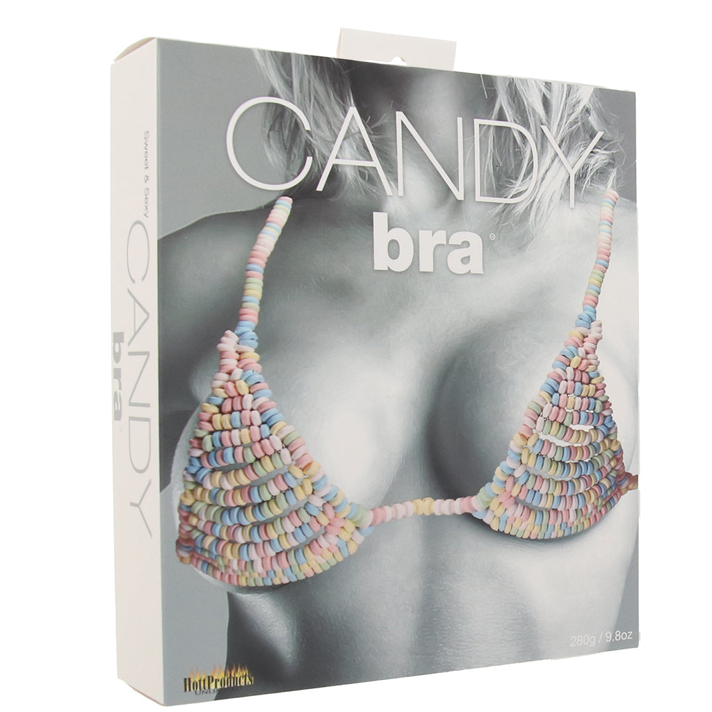 Edible Candy Bra in Multi-Colour - Tophatter's Adult Sex Toys Online Novelties 'n Parties - Tophatter Daily Deals