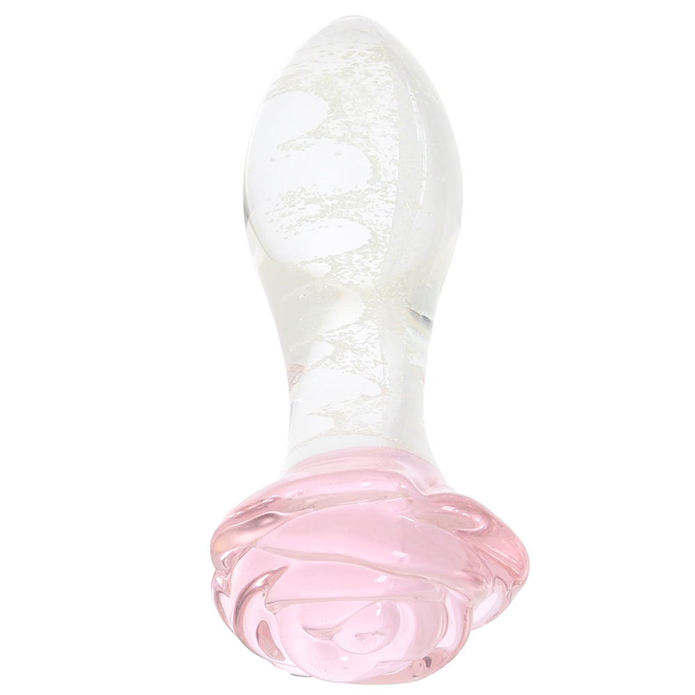 Intimately GG Glass Rose Plug - Tophatter's Adult Products Anal Sex Toys > Butt Plugs - Tophatter Daily Deals