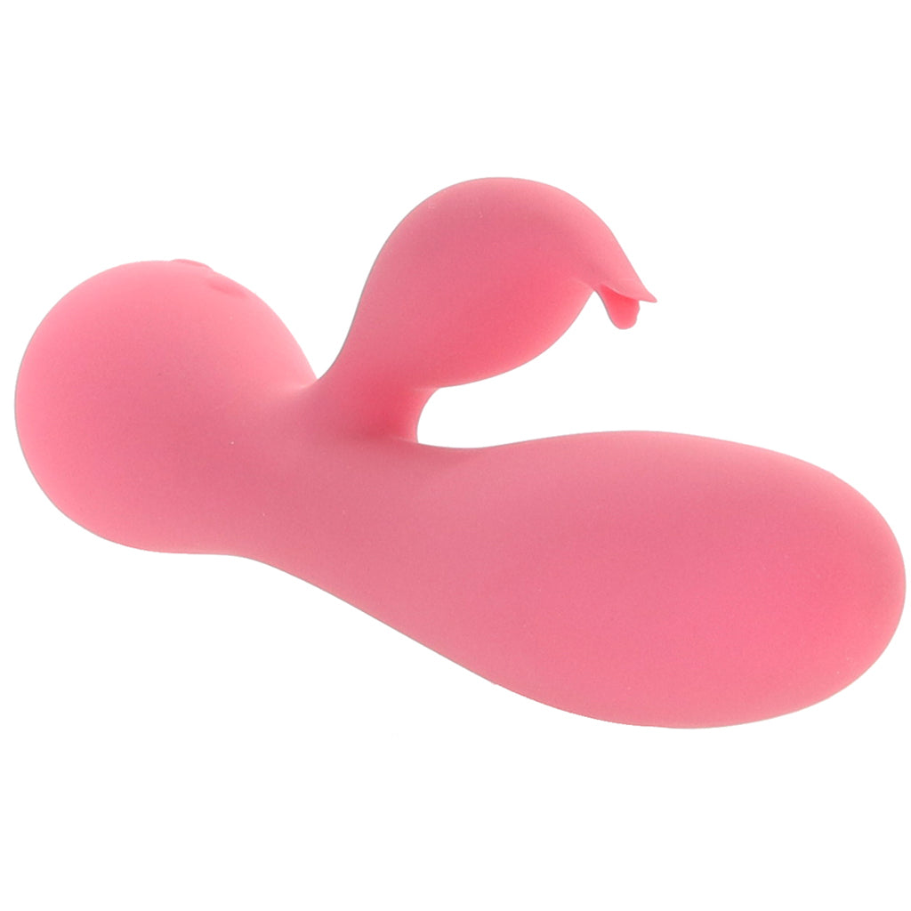 Glo Rabbit Silicone Heating Vibe in Pink Vibrators > Rabbit Vibrators - Tophatter Daily Deals