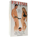 Fetish Fantasy Hollow Strap-On in Black Dildo Sex Toys > Strap-On and Harnesses - Tophatter Daily Deals