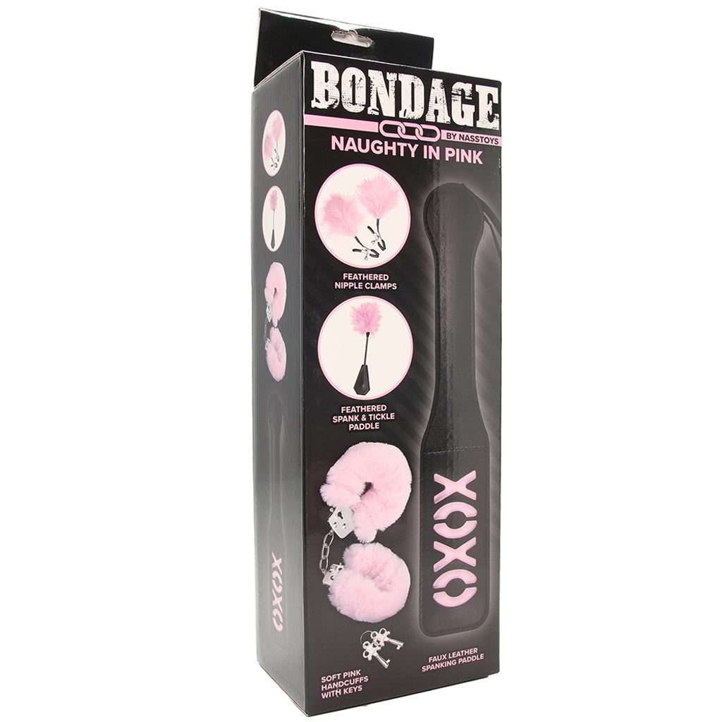 Bondage Naughty in Pink Kit - Tophatter's Adult Sex Toys Online Bondage and Fetish > Starter BDSM Kits - Tophatter Daily Deals
