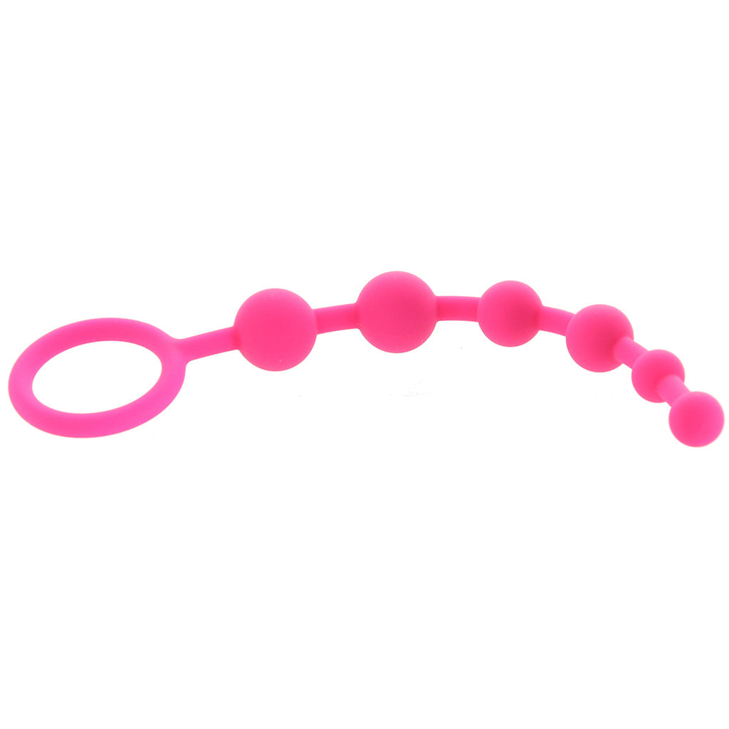 All About Anal Silicone Beads in Hot Pink - Tophatter's Adult Sex Toys Online Anal Sex Toys > Anal Beads - Tophatter Daily Deals