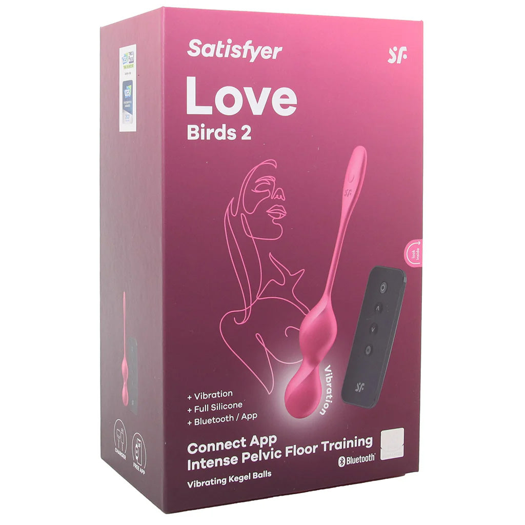 Satisfyer App Control Love Birds 2 Kegel Balls Kegel, Ben Wa and Pelvic Health Tools - Tophatter Daily Deals