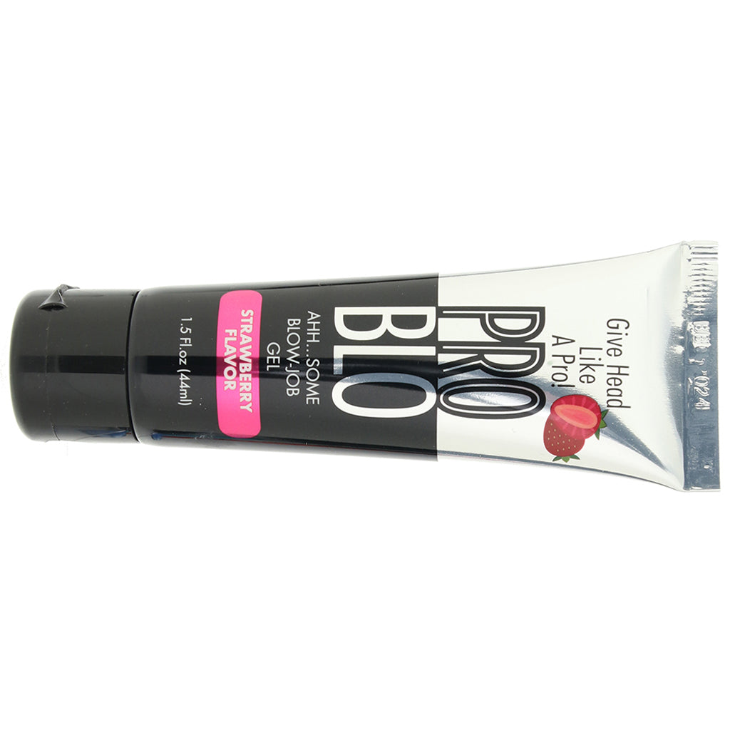 Pro Blo Flavored Oral Gel 1.5oz/44ml in Strawberry - Tophatter's Adult Products Lubes and Lotions > Female Enhancement - Tophatter Daily Deals