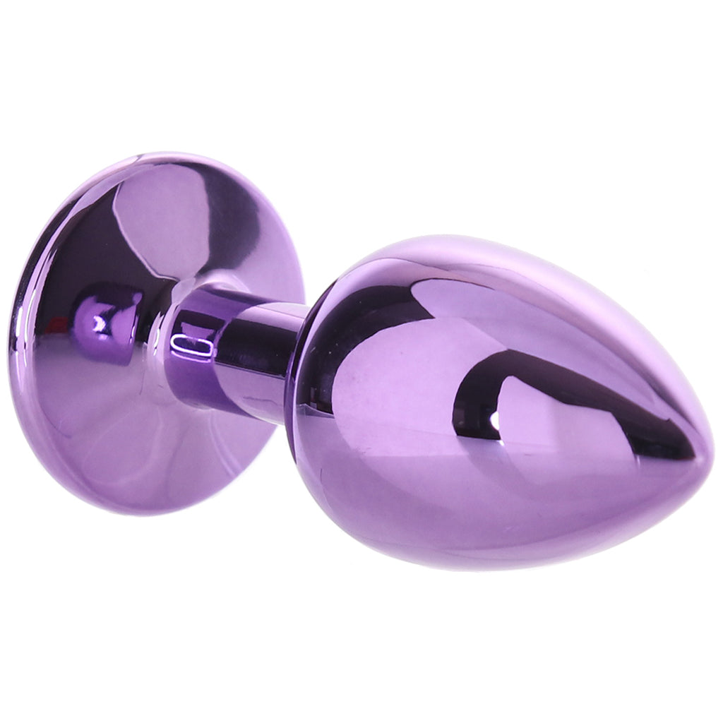 Rear Assets Small Purple Gem Plug in Purple - Tophatter's Adult Products Anal Sex Toys > Butt Plugs - Tophatter Daily Deals