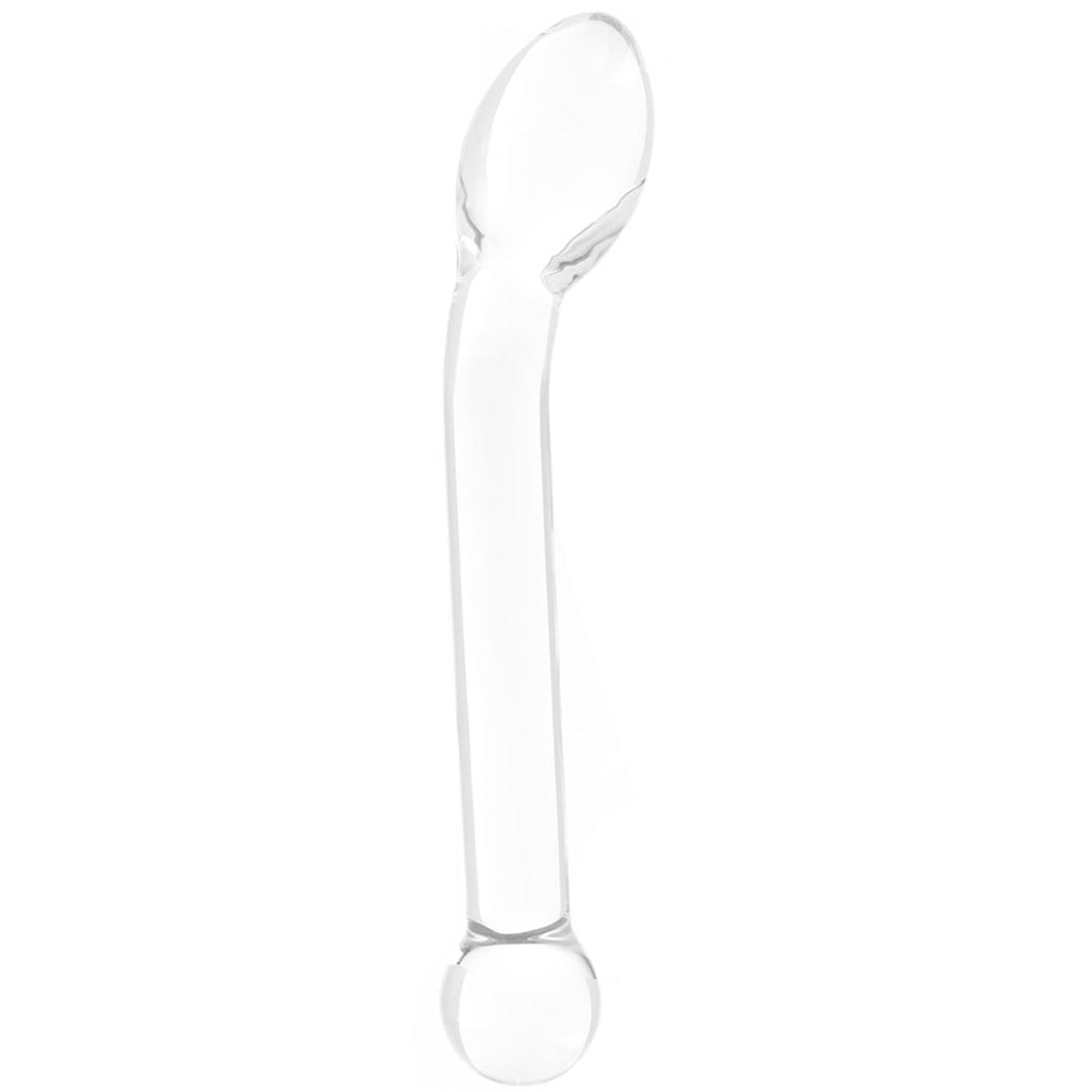 gläs 8 Inch Slimline G-Spot Glass Dildo Dildo Sex Toys > G-Spot Dildos - Tophatter Daily Deals