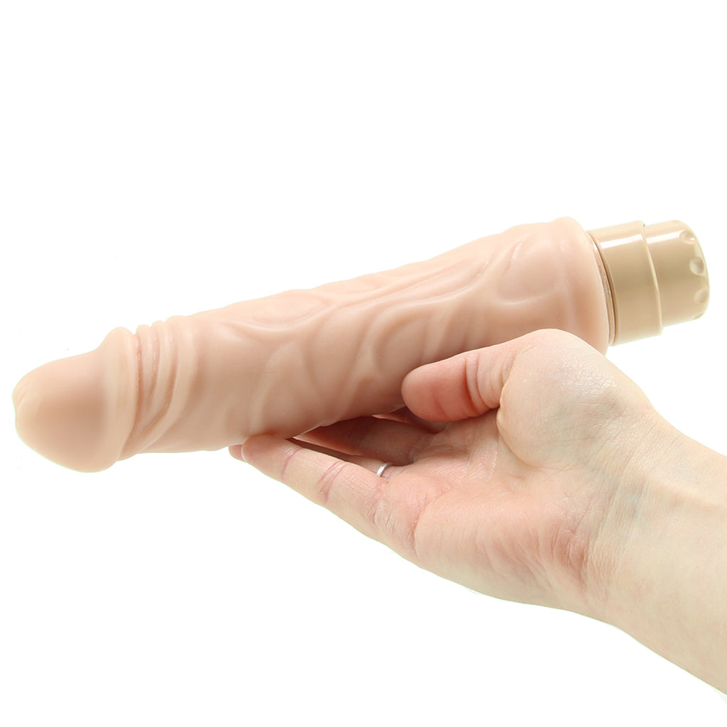 Dr. Skin 8.5 Inch Vibe 10 in Beige Vibrators > Realistic Vibrator Dildos - Tophatter Daily Deals
