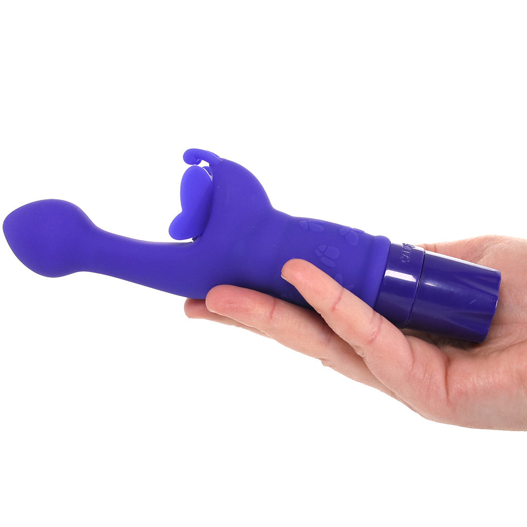 Silicone Butterfly Kiss Vibe in Purple Vibrators > G-Spot Vibrators - Tophatter Daily Deals