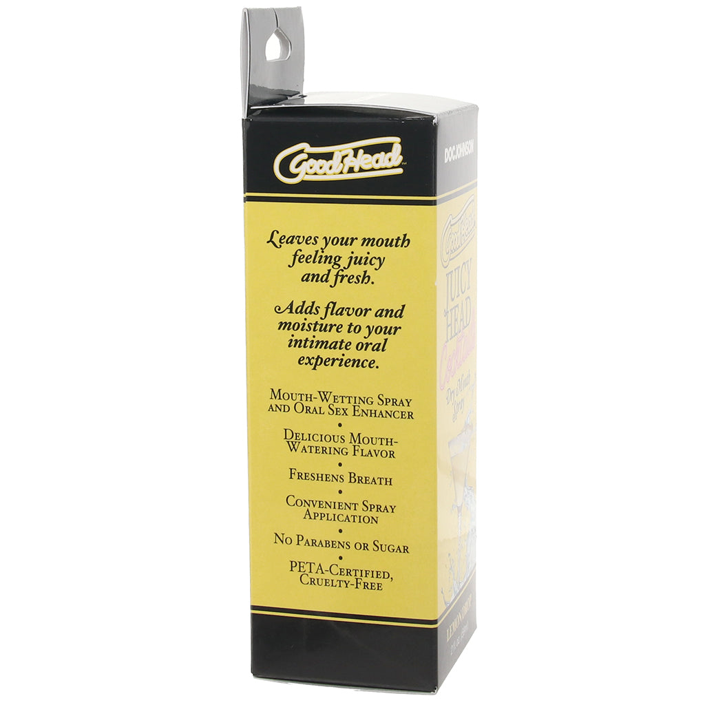 GoodHead Juicy Mouth Spray 2oz/59ml in Lemon Drop Lubes and Lotions > Flavored Sex Lubes - Tophatter Daily Deals