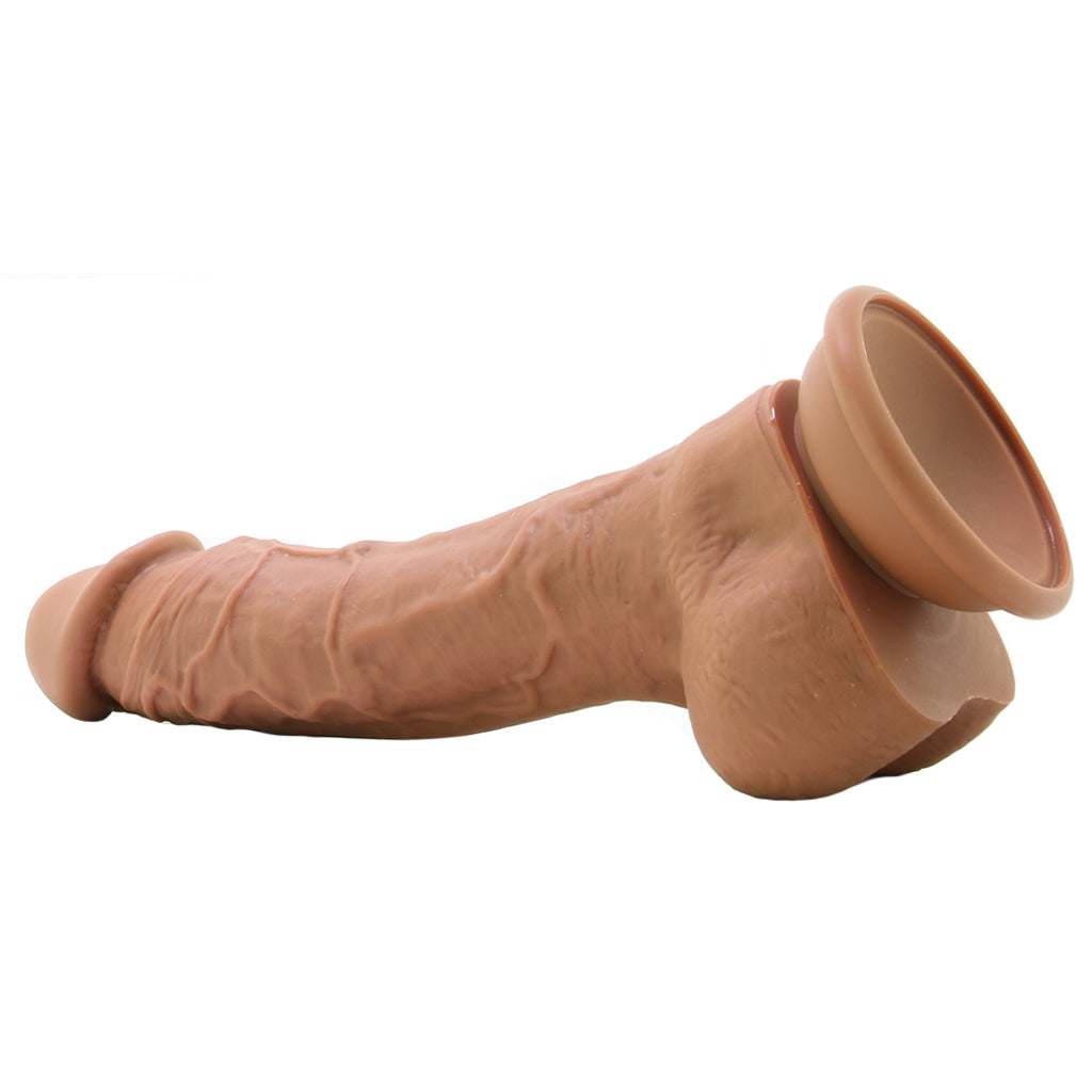 Colours Pleasures 8 Inch Dildo in Brown - Tophatter's Adult Products Dildo Sex Toys > Realistic Dildos - Tophatter Daily Deals
