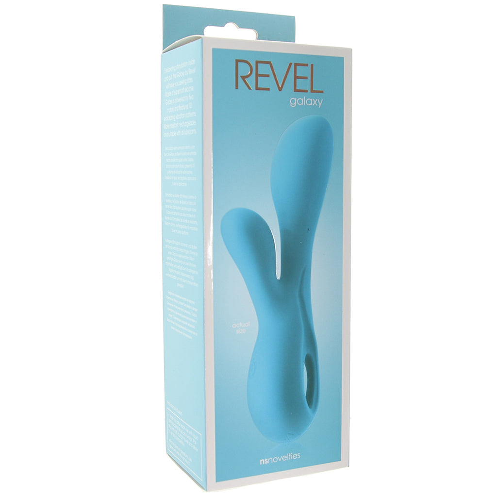 Revel Galaxy Rabbit Vibe in Blue Vibrators > Rabbit Vibrators - Tophatter Daily Deals
