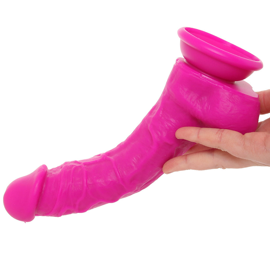 ColourSoft 8 Inch Silicone Dildo in Purple - Tophatter's Adult Products Dildo Sex Toys > Large Dildos - Tophatter Daily Deals