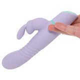 Love Bunny Thrusting Bunny Vibe in Purple Vibrators > Rabbit Vibrators - Tophatter Daily Deals