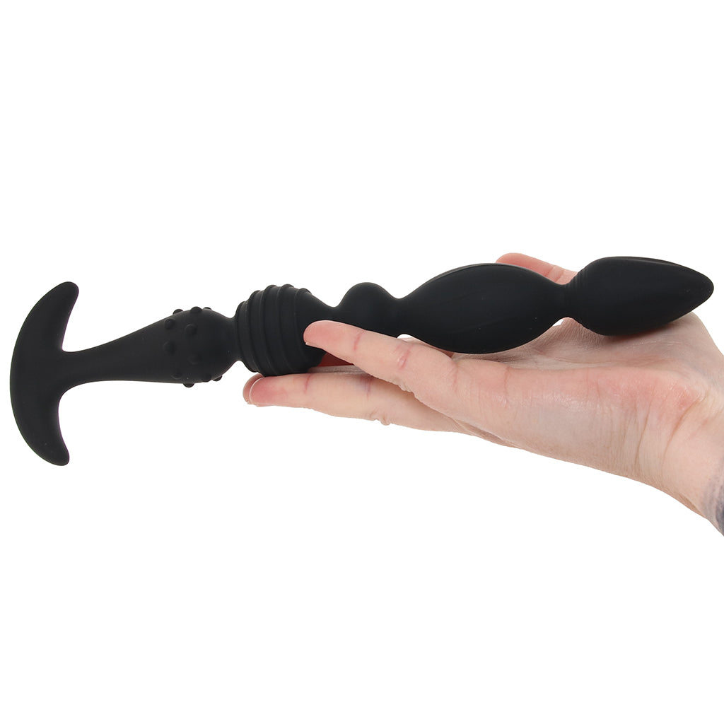 LEVELZ Multi Textured Flared Anal Probe Anal Sex Toys > Anal Beads - Tophatter Daily Deals