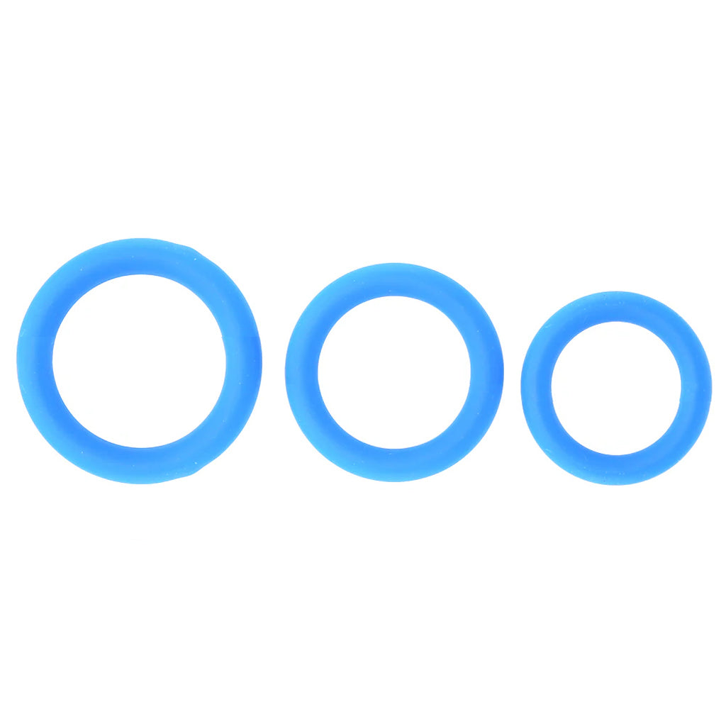 Ram Silicone Cock Rings #1 in Blue - Tophatter's Adult Products Cock Rings - Tophatter Daily Deals