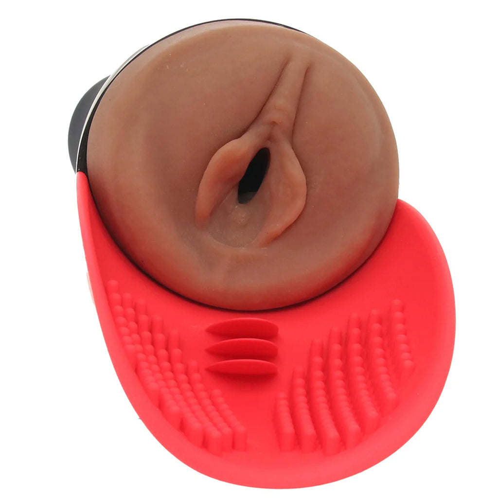 PDX Elite Fap-O-Matic Pro XL Suction Stroker in Brown - Tophatter's Adult Sex Toys Online Male Masturbators > Auto Strokers - Tophatter Daily Deals