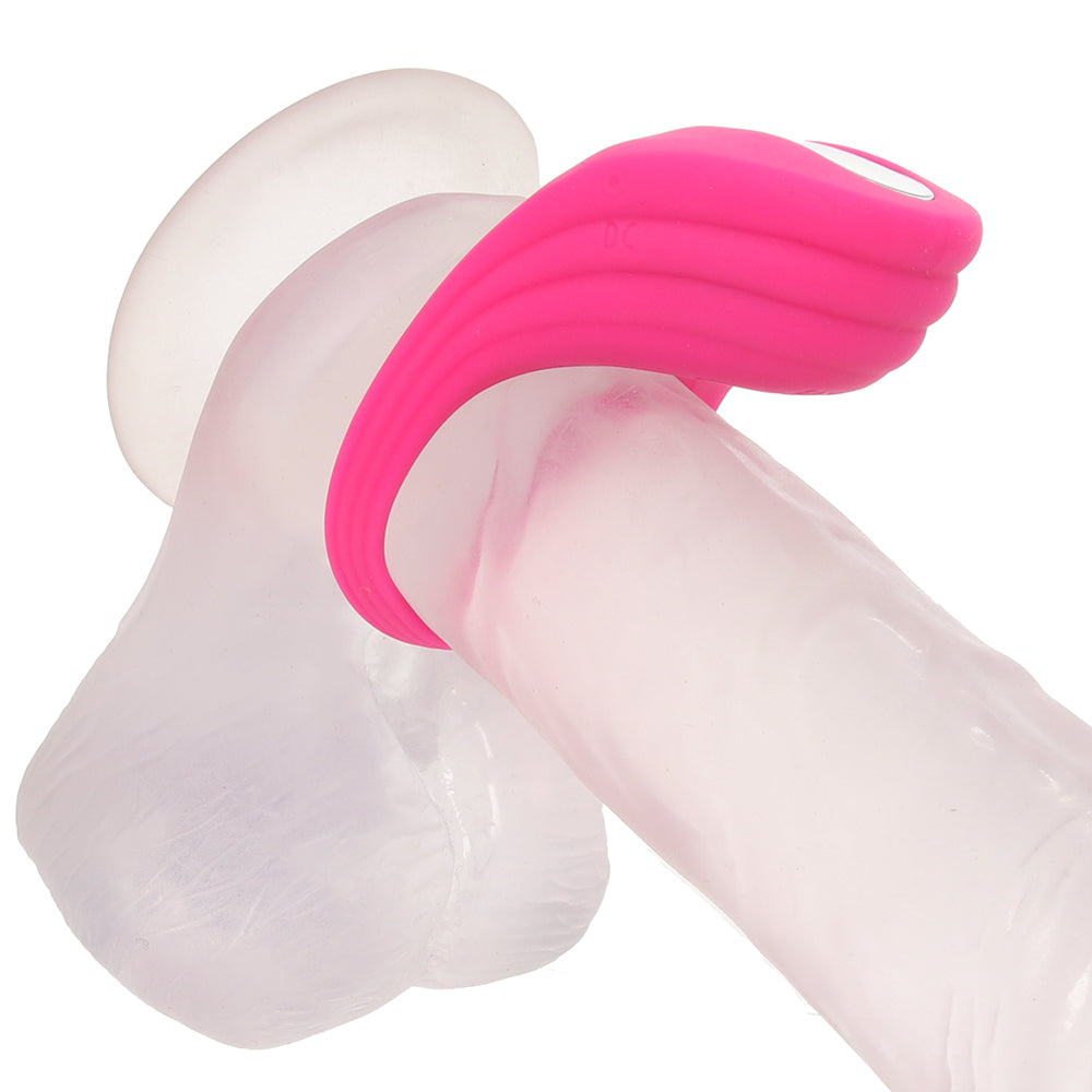 Silicone Remote Vibrating Pleasure Ring - Tophatter's Adult Products Cock Rings - Tophatter Daily Deals