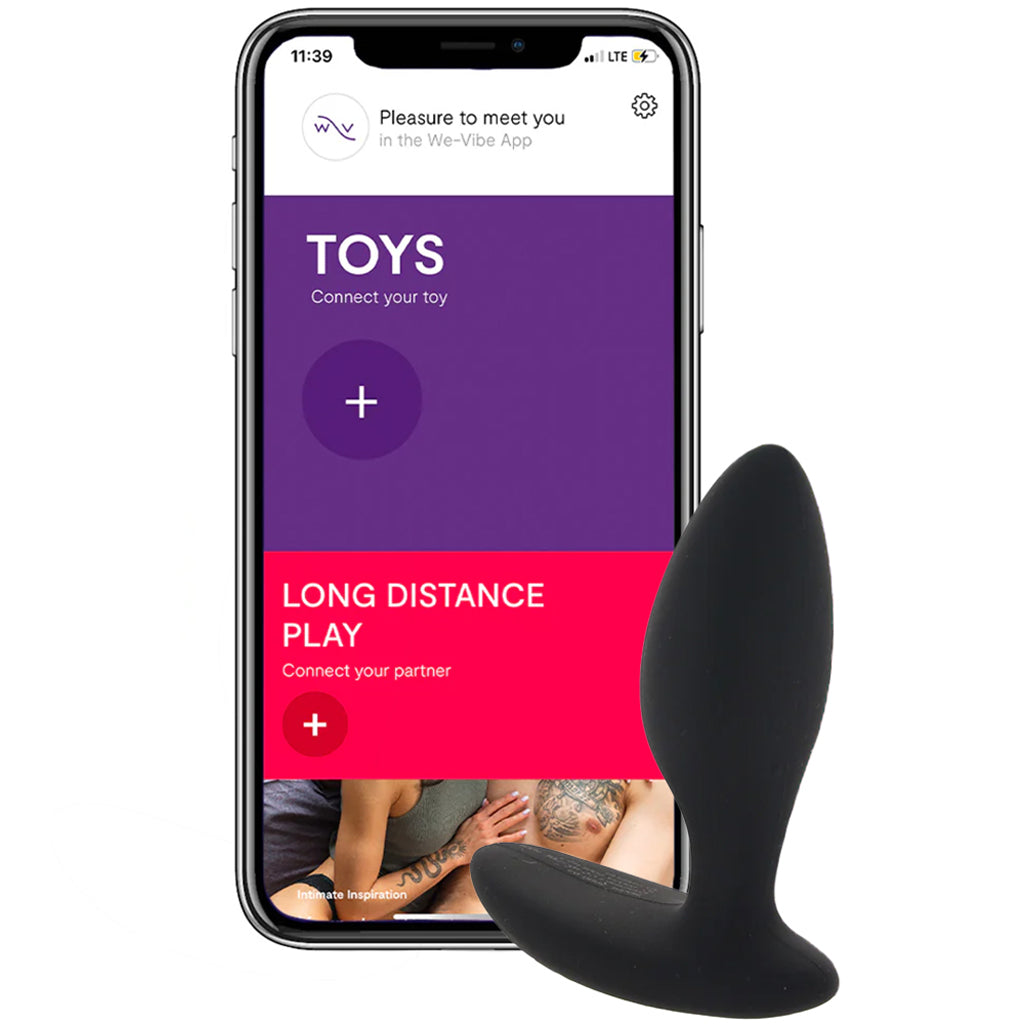 We-Vibe Ditto+ Vibrating Anal Plug in Black - Tophatter's Vibrator Deals Online Anal Sex Toys > Anal Vibrators - Tophatter Daily Deals