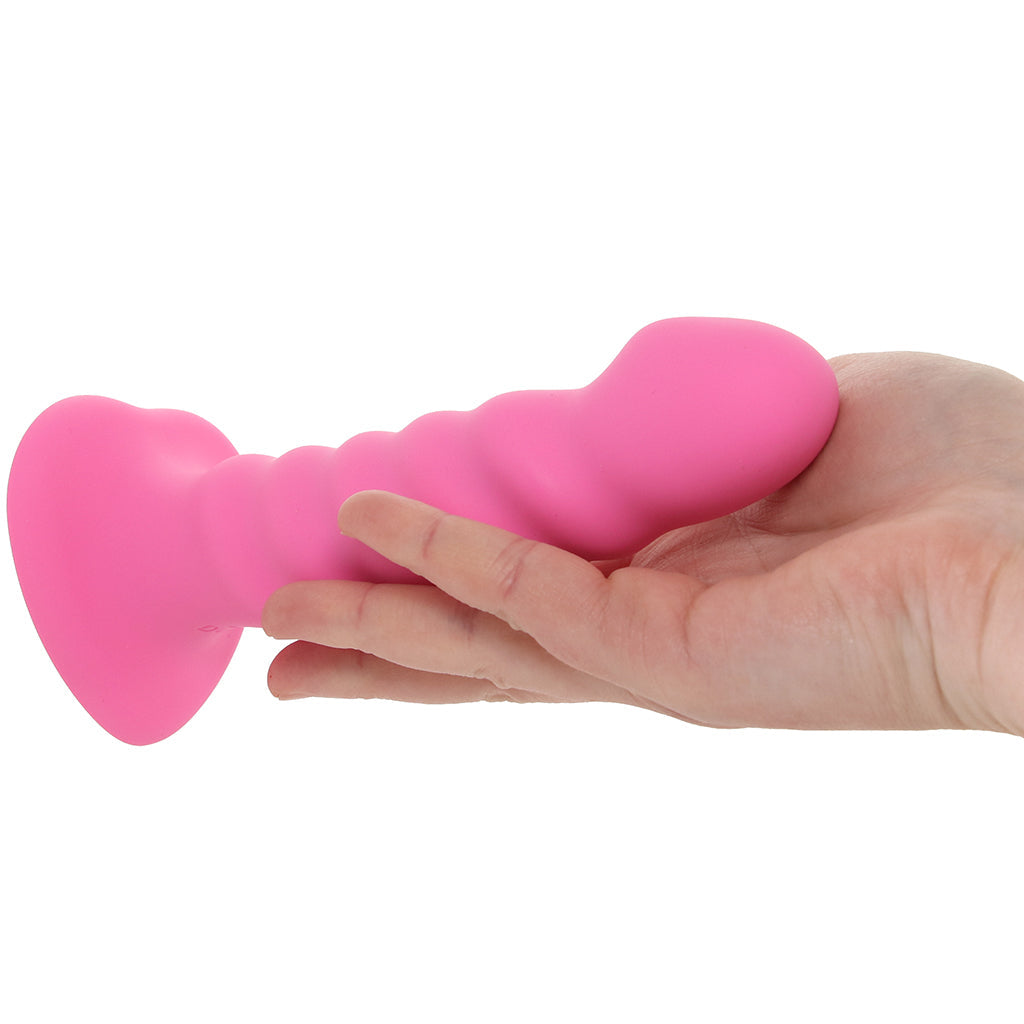 Colours 6 Inch Ribbed Remote Vibe in Pink Vibrators > G-Spot Vibrators - Tophatter Daily Deals